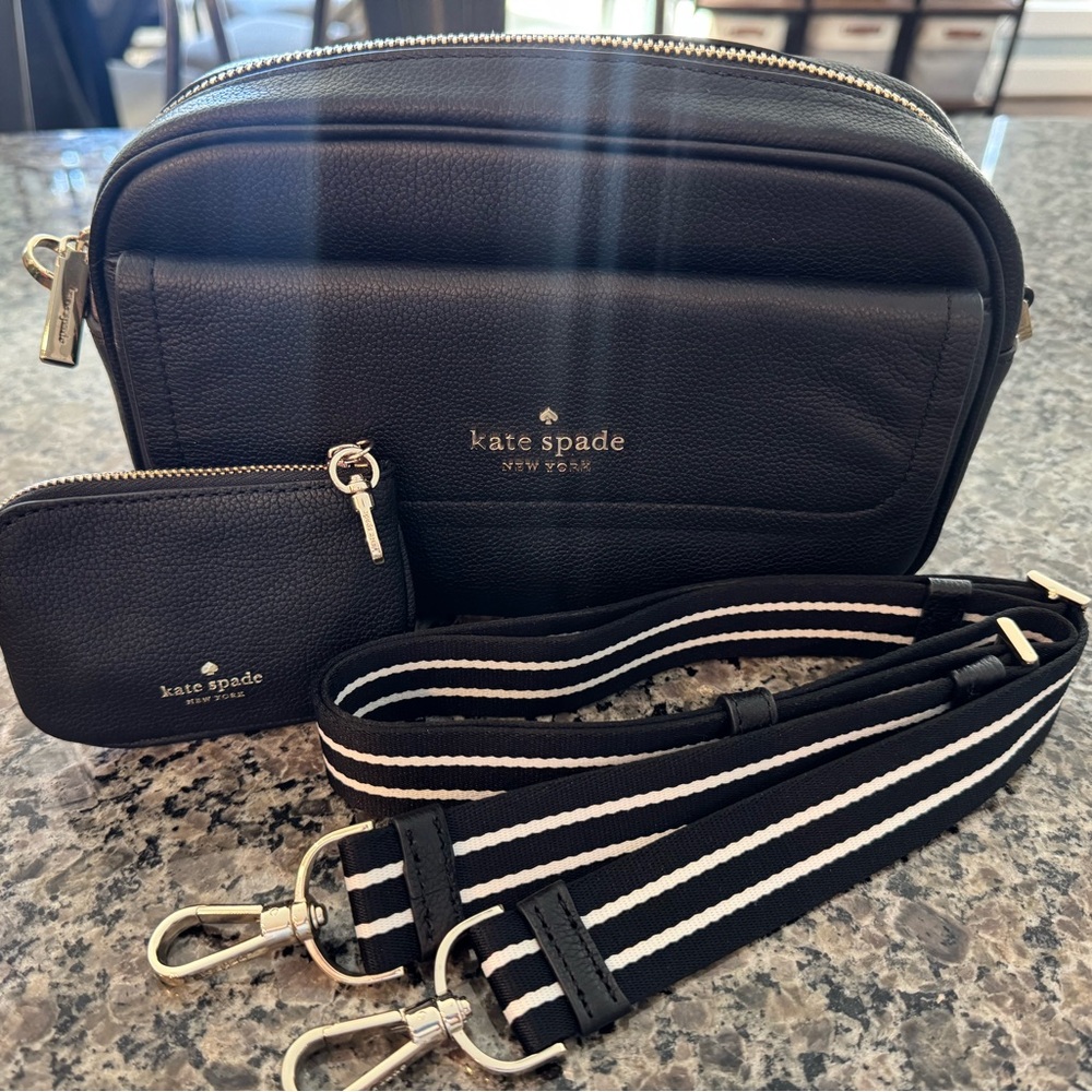 Kate Spade Black Interior Bag